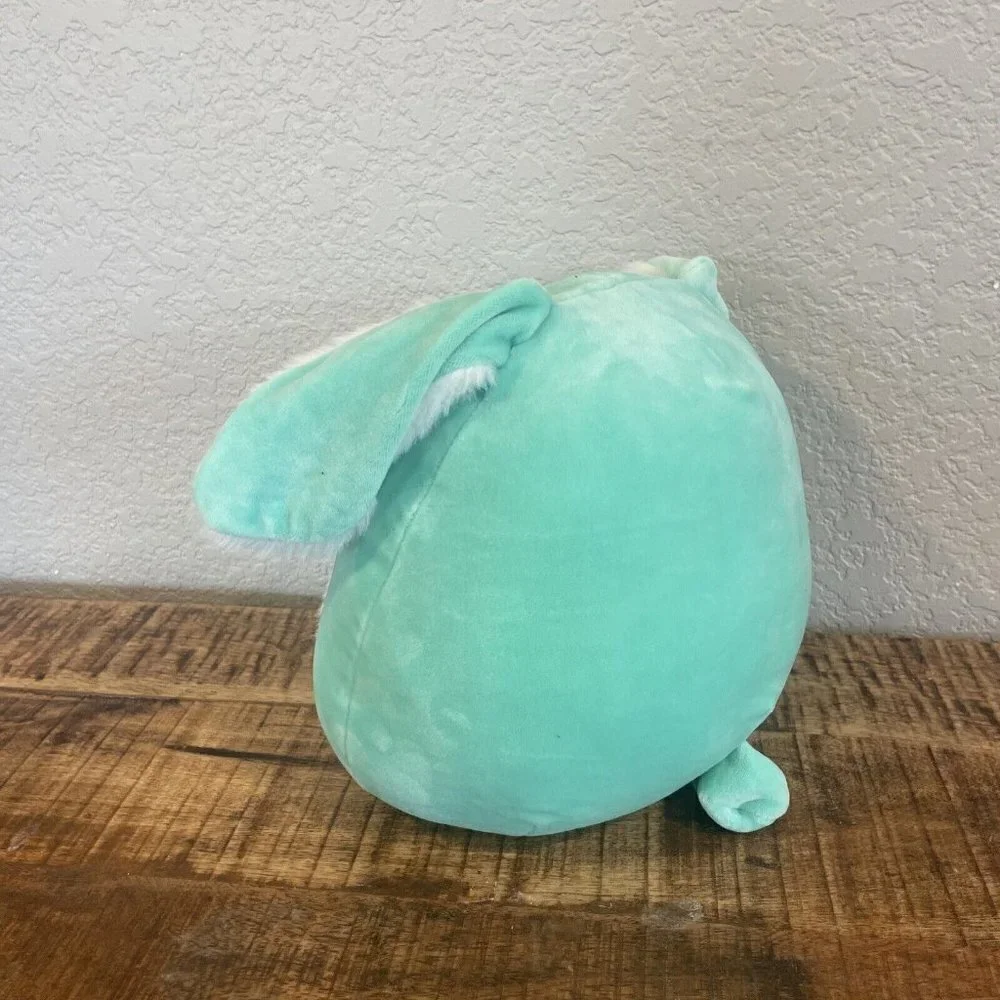 Sammy Bunny 8” SQUISHMALLOW Easter 2021 - Mint Green with Fur/fuzzy tummy